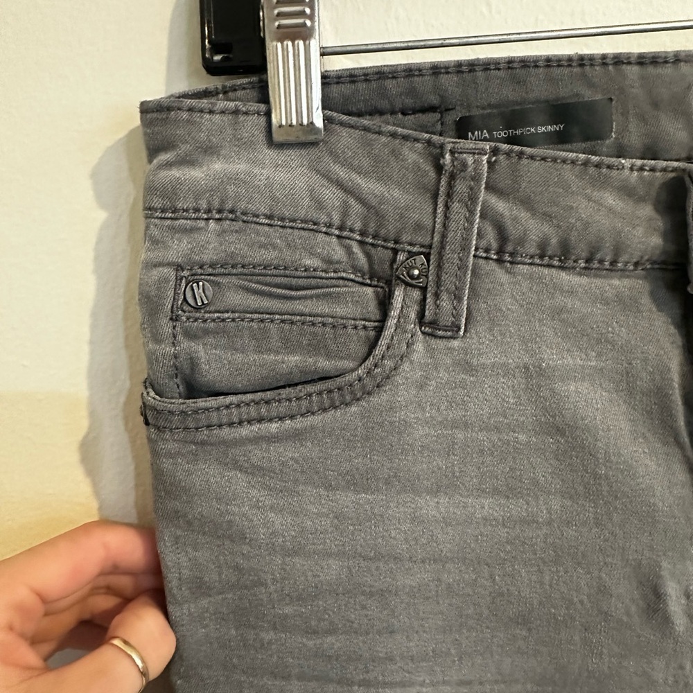 Kut from the Kloth Gray Jeans - Picture 3 of 5